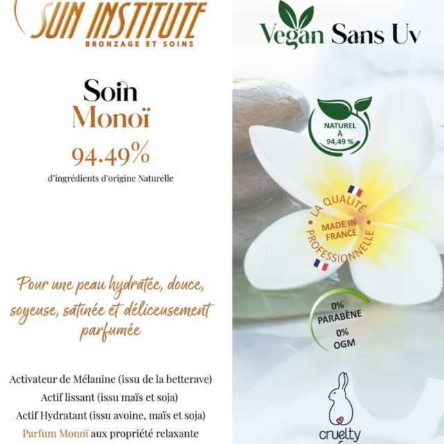 Vous rêvez d’un teint lumineux et hâlé comme à votre retour de vacances ? 

Et pour autant, vous craignez les effets néfastes du soleil sur votre peau ?

Grâce à la gamme Sun Institute, obtenez rapidement un bronzage uniforme et sans danger !

Contrairement aux autobronzants classiques, le résultat est très naturel et s’adapte à votre type de peau.Grâce à notre activateur de mélanine d'origine végétale.

La formulation de ces soins bronzants repose sur 3 composants d'origine végétale garantie sans OGM

 - UN ACTIF LISSANT
Issu du maïs et du soja, son effet tenseur rend la peau plus lisse et le teint plus homogène.

 - UN ACTIF HYDRATANT
Élaboré à partir de maïs, d’avoine et de soja, il permet une hydratation des couches supérieures de l’épiderme.

 - UN ACTIVATEUR DE MÉLANINE
Formulé à partir de betterave, il permet d’accélérer et d’amplifier l’activation du bronzage. Le résultat est naturel et différent selon chaque type de peau.
.
.
.
.
.
.
.
.
.
.
.
 #suninstitute #bronzagenaturel #bronzage #summer  #beautymerrynails  #salernes #été